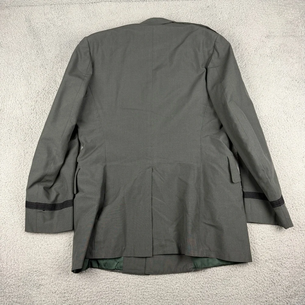 Vintage US Army Service Dress Jacket Mens 42L Tunic Major Engineers Patch